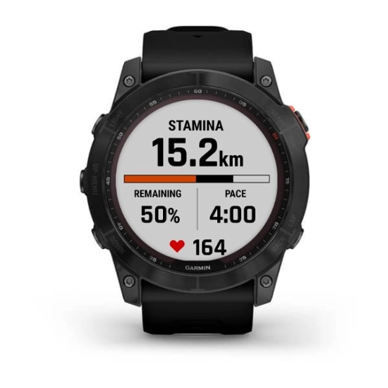 Pametni sat GARMIN Fenix 7X Solar, GPS, multisport, Slate Gray, crni remen, 010-02541-01