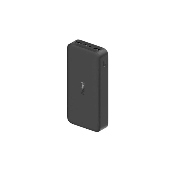 Prijenosno napajanje powerbank XIAOMI Redmi, 20.000 mAh, USB C, USB micro B 2.0, crno