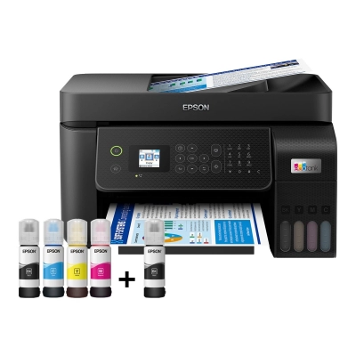Multifunkcijski printer EPSON EcoTank L5290, USB, WiFi, A4, crni   - Tintni printeri