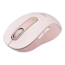 Miš LOGITECH Signature M650, bežični, BT, USB A, rozi