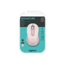 Miš LOGITECH Signature M650, bežični, BT, USB A, rozi
