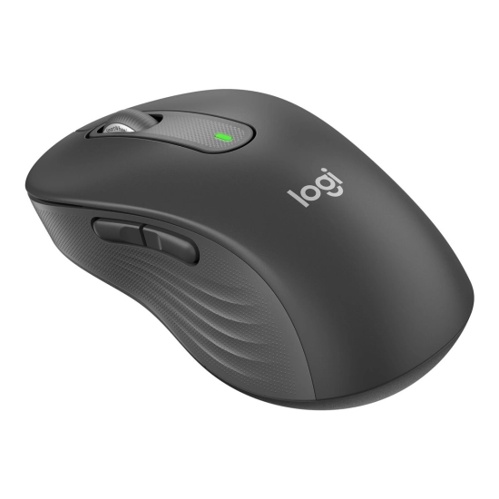 Miš LOGITECH Signature M650 L, bežični, BT, USB A, crni, za ljevake