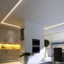 LED traka BIJELA, 60x3528 LED/m, samoljepiva,  IP20, toplo bijelo, 1 metar