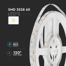 LED traka BIJELA, 60x3528 LED/m, samoljepiva,  IP20, toplo bijelo, 1 metar