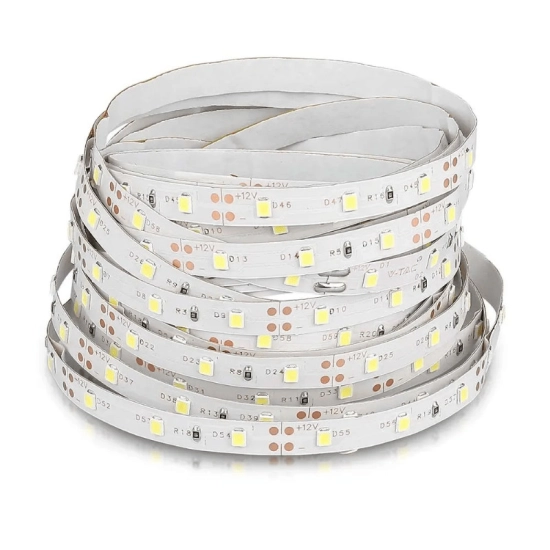 LED traka BIJELA, 60x3528 LED/m, samoljepiva,  IP20, toplo bijelo, 1 metar