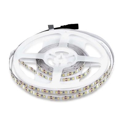 LED traka BIJELA, 120x3528 LED/m, samoljepiva,  IP20, toplo bijelo, 1 metar   - V-TAC