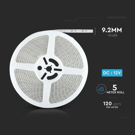 LED traka BIJELA, 120x3528 LED/m, samoljepiva,  IP65, hladna bijela, 1 metar