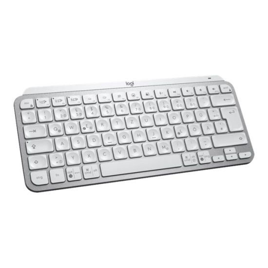 Tipkovnica LOGITECH MX Keys Mini Minimalist Illuminated, 920-010499, bežična, BT, srebrna