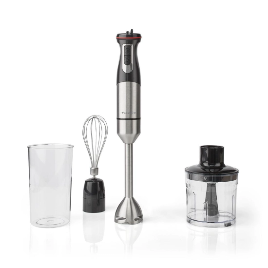 Blender NEDIS KAHB400CAL, 4u1, ručni, 800W, crni