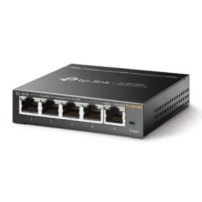 Switch TP-LINK TL-SG105E, Easy, 10/100/1000 Mbps, 5-port   - TP-Link