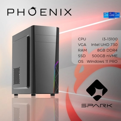 Računalo office PHOENIX Spark Z-126, AMD Ryzen 5-5600G, 8GB, 512GB SSD