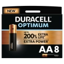 Baterija alkalna Duracell Optimum AA 8 kom 