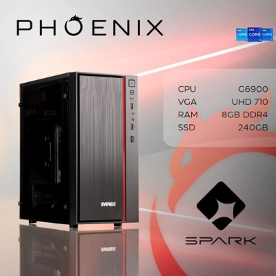 Računalo office PHOENIX Spark Z-144, Intel Celeron G6900, 8GB, 240GB SSD   - RAČUNALA
