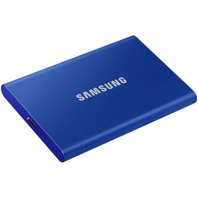 SSD vanjski 1000 GB SAMSUNG T7 MU-PC1TOH/WW, 1.050/1.000 MB/s, USB 3.2, indigo plavi   - Vanjski SSD
