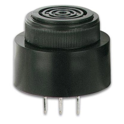 PIEZO BUZZER STALNI+PULS ton, 3-28 V, faston, SV10   - Zujalice