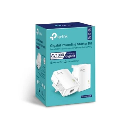 Powerline adapter TP-LINK PA7017KIT KIT, GB bez utičnice