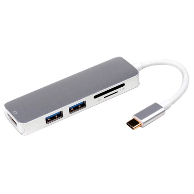 Docking station ROLINE USB-C Hub na HDMI, USB 3.1, SD Card Reader, MicroSD Card Reader   - Hlađenja, stalci, docking i USB hubovi