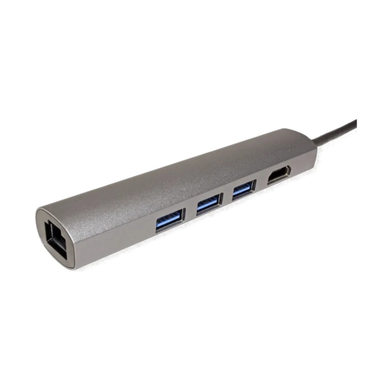 Docking station ROLINE VALUE USB-C Hub na HDMI, USB 3.2, RJ45 