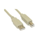 Kabel INLINE, USB A 2.0 (M) na USB B (M), 10m