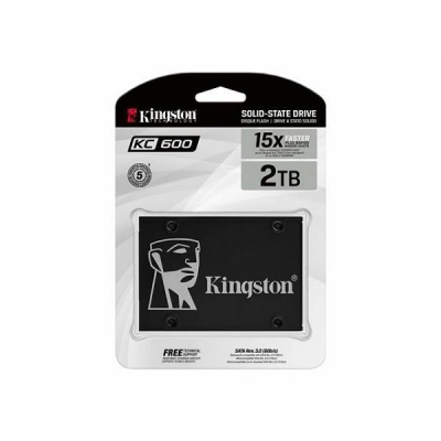 SSD 2048 GB KINGSTON KC600, SKC600/2048G, SATA, 2.5incha, maks do 550/520 MB/s   - Kingston