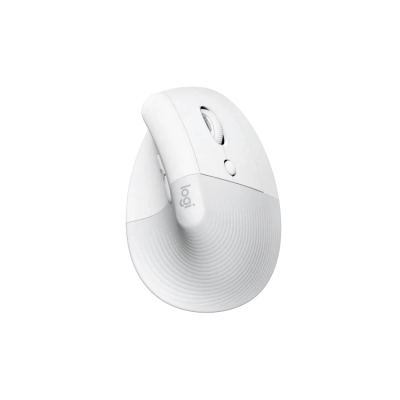 Miš LOGITECH Lift Vertical Ergonomic, bežični, 4000 DPI, bijeli   - Miševi