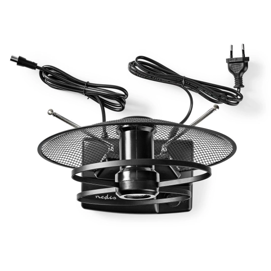 Antena sobna HDTV NEDIS, 0-25 km, Gain 36 dB, FM/VHF/UHF, LTE700, aktivna Antena sobna HDTV NEDIS, 0-25 km, Gain 36 dB, FM/VHF/UHF, LTE700, aktivna
