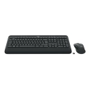 Tipkovnica + miš LOGITECH MK545, bežična, USB A, crna