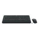 Tipkovnica + miš LOGITECH MK545, bežična, USB, crna