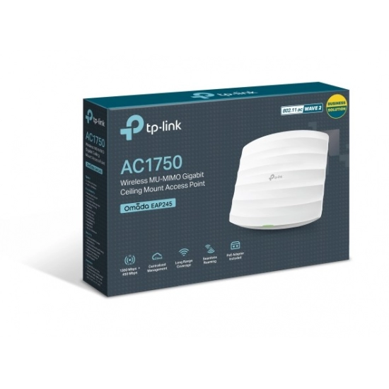 Access point TP-LINK EAP245, AC1750, 802.11ac/n/g/b/a, bežični, vanjski