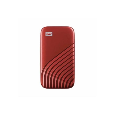 SSD vanjski 500 GB WESTERN DIGITAL WDBAGF5000ARD, USB 3.2, crveni