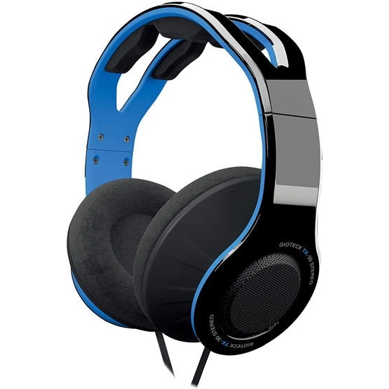 Slušalice GIOTECK TX30 Megapack, za PS4/PS5/XBOX, žičane, plave