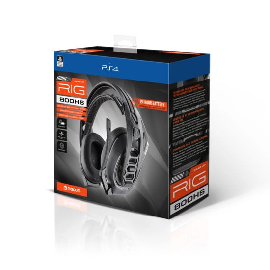 Slušalice NACON RIG 800HS, za PS4/PS5, bežične, crne Slušalice NACON RIG 800HS, za PS4/PS5, bežične, crne