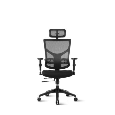 Uredska stolica ERGOVISION ESSENT 02, 160 do 185cm, 120kg, crna   - Gaming stolice