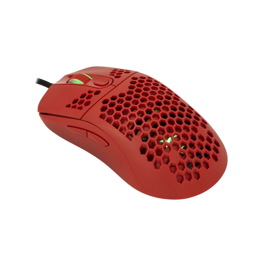 Miš WHITE SHARK GM-5007 Galahad, optički, 6400 DPI, USB A, crveni