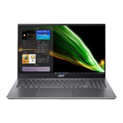 Laptop ACER Swift X SFX16-51G-579B, NX.AYKEX.00C, Core i5 11320H, 16GB, 512GB SSD, GeForce RTX3050, 16.1incha IPS, NoOS, sivi   - AKCIJE