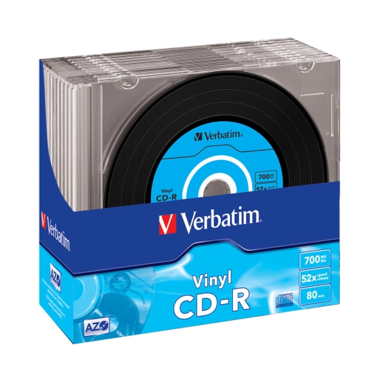 Medij CD-R VERBATIM 43426, 80min, Vinyl look, 1 komad