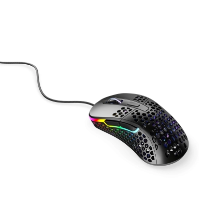 Miš XTRFY M4 RGB, ultra-lagani, gaming, crni   - Miševi