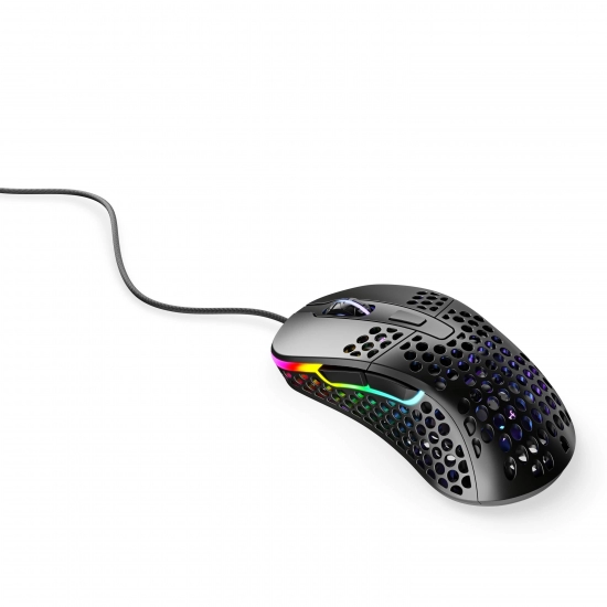 Miš XTRFY M4 RGB, ultra-lagani, gaming, crni