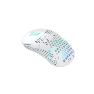 Miš XTRFY M4W RGB, ultra-lagani, gaming, bežični, bijeli    - Miševi