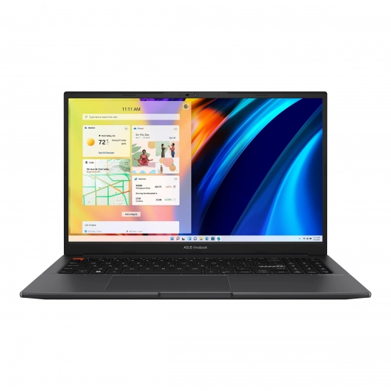 Laptop ASUS Vivobook S15 M3502QA-OLED-MA522W, 90NB0XX1-M007D0, Ryzen 5 5600H, 16GB, 512GB SSD, Radeon Graphics, 15.6incha, Windows 11H, sivi