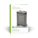 Grijalica NEDIS  HTFA17GY, 1000 / 1500 W, 2 načina grijanja, podesivi termostat, automatski se okreće, zaštita od pregrijavanja, zaštita od pada