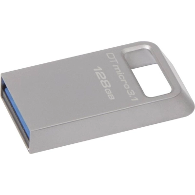 Memorija USB 3.2 FLASH DRIVE, 128 GB, KINGSTON DataTraveler Micro 200MB/s Metal   - Kingston