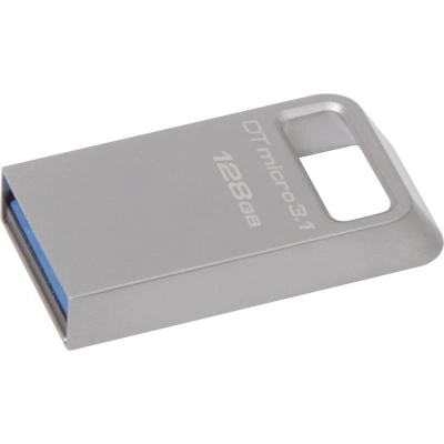 Memorija USB A 3.2 FLASH DRIVE, 128 GB, KINGSTON DataTraveler Micro 200MB/s Metal   - USB memorije