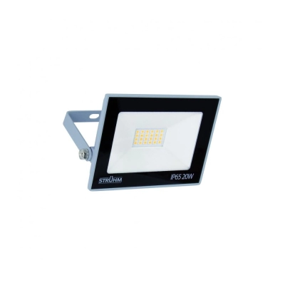 LED Reflektor 20W -prirodno bijela boja svjetla, IP65, sivi   - LED Reflektori