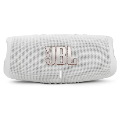 Prijenosni bluetooth zvučnik  JBL CHARGE 5, Bluetooth 5.1, 40W, vodootporan IPX7, bijeli, JBLCHARGE5WHT   - Prijenosni zvučnici