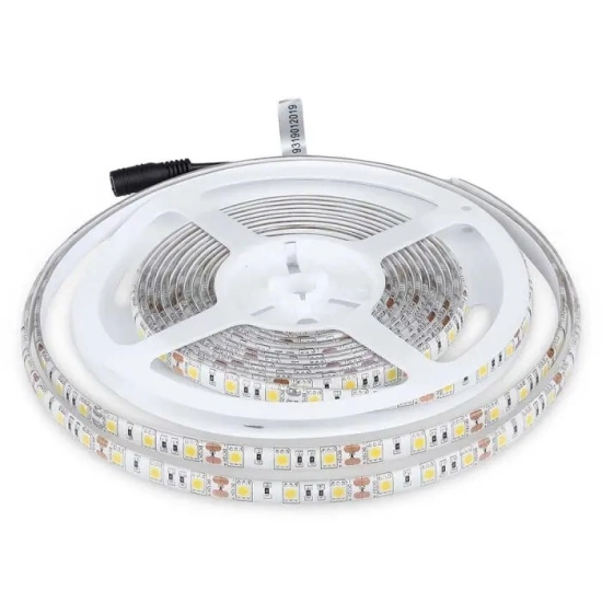 LED traka BIJELA, 60x5050 LED/m, samoljepiva, IP65, toplo bijelo, 1 metar LED traka BIJELA, 60x5050 LED/m, samoljepiva, IP65, toplo bijelo, 1 metar
