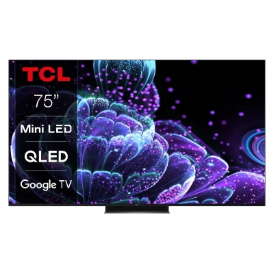Televizor LED 75incha TCL 75C835, Google TV, 4K UHD, DVB-T2/C/S2, HDMI, Wi-Fi, USB, energetski razred G   - TV - AUDIO i VIDEO