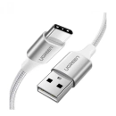 Kabel UGREEN, USB C (M) na USB A 2.0 (M), srebrni, 1m