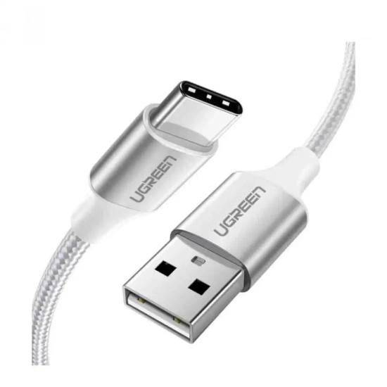 Kabel UGREEN, USB C (M) na USB A 2.0 (M), srebrni, 1m Kabel UGREEN, USB C (M) na USB A 2.0 (M), srebrni, 1m