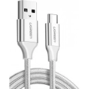Kabel UGREEN, USB C (M) na USB A 2.0 (M), srebrni, 1.5m
